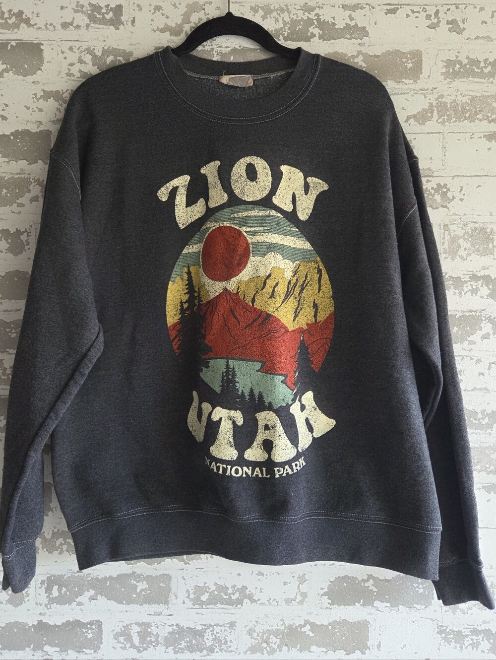 Altar'd State Zion National Park Vintage Graphic Sweatshirt